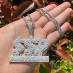 Load image into Gallery viewer, DUBSS - Iced Out Show Stay Down Pendant
