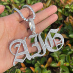 Load image into Gallery viewer, DUBSS - Custom Old Vintage Font Letter Pendant
