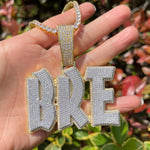 Load image into Gallery viewer, DUBSS - Custom Double Layer Letter Pendant
