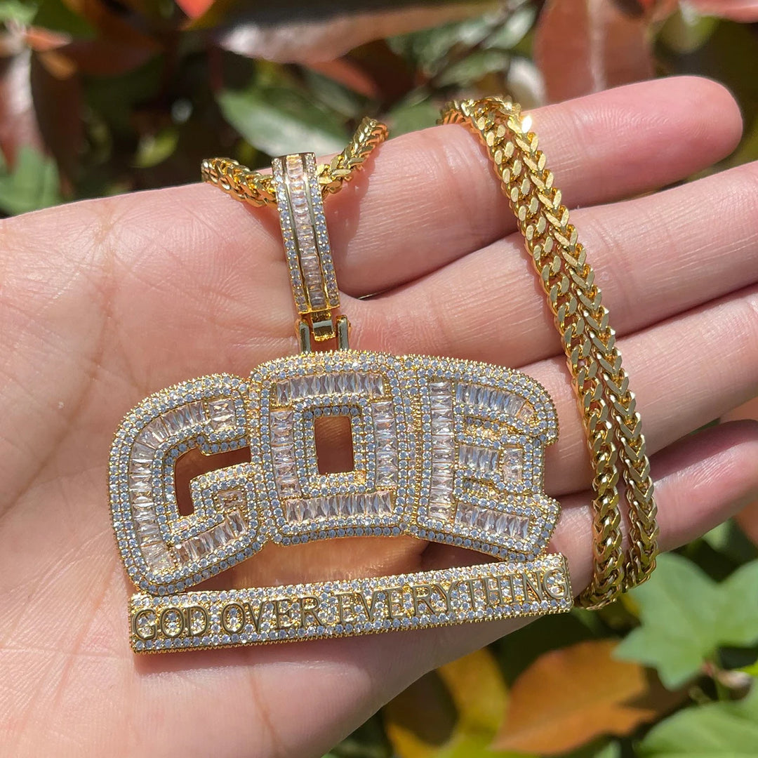 DUBSS - Iced Out God Over Everything Pendant