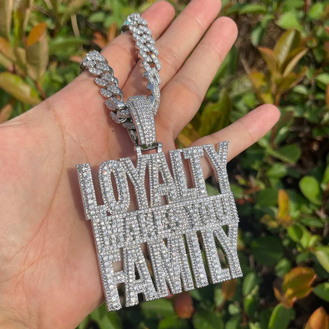 DUBSS - Iced Out Loyalty Makes You Family Pendant