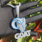 Load image into Gallery viewer, DUBSS - Iced Out The Goat Pendant
