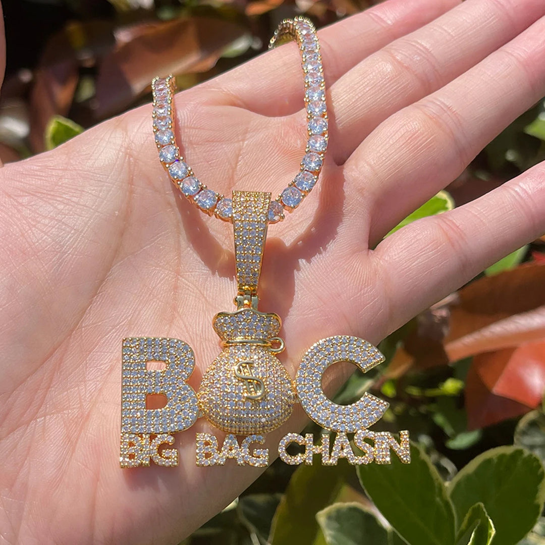 DUBSS - Iced Out Big Bag Chase Pendant