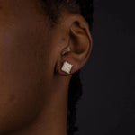 Load image into Gallery viewer, DUBSS - 12mm Iced Square Cluster Earrings
