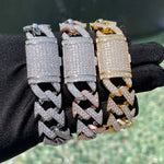 Load image into Gallery viewer, DUBSS - Iced Out Miami Cuban Godzilla Bracelet
