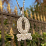 Load image into Gallery viewer, DUBSS - Iced Out O Block Pendant
