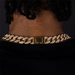 Load image into Gallery viewer, DUBSS - 14mm Crystal Cuban Chain
