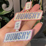 Load image into Gallery viewer, DUBSS - Iced Out Hungry Pendant
