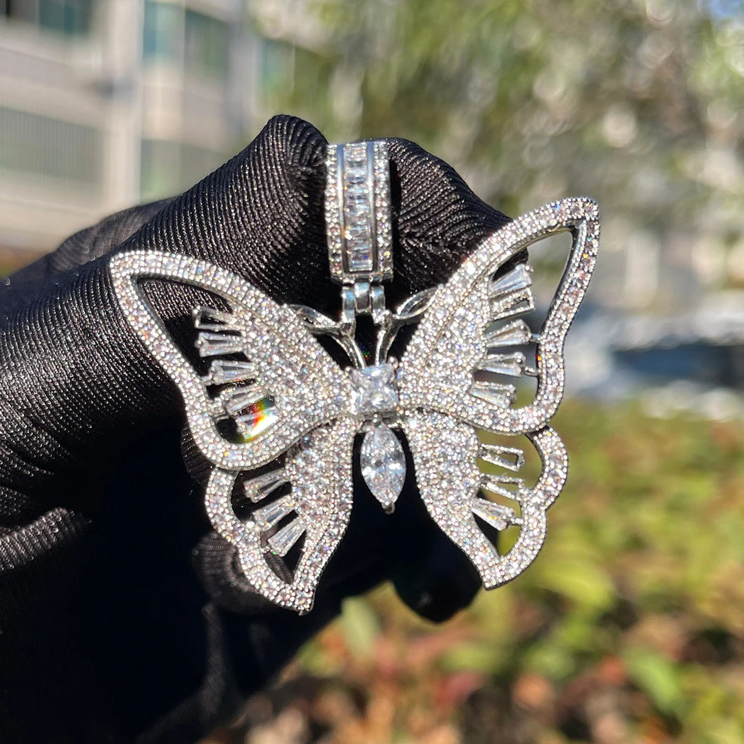 DUBSS - Iced Out Butterfly Pendant