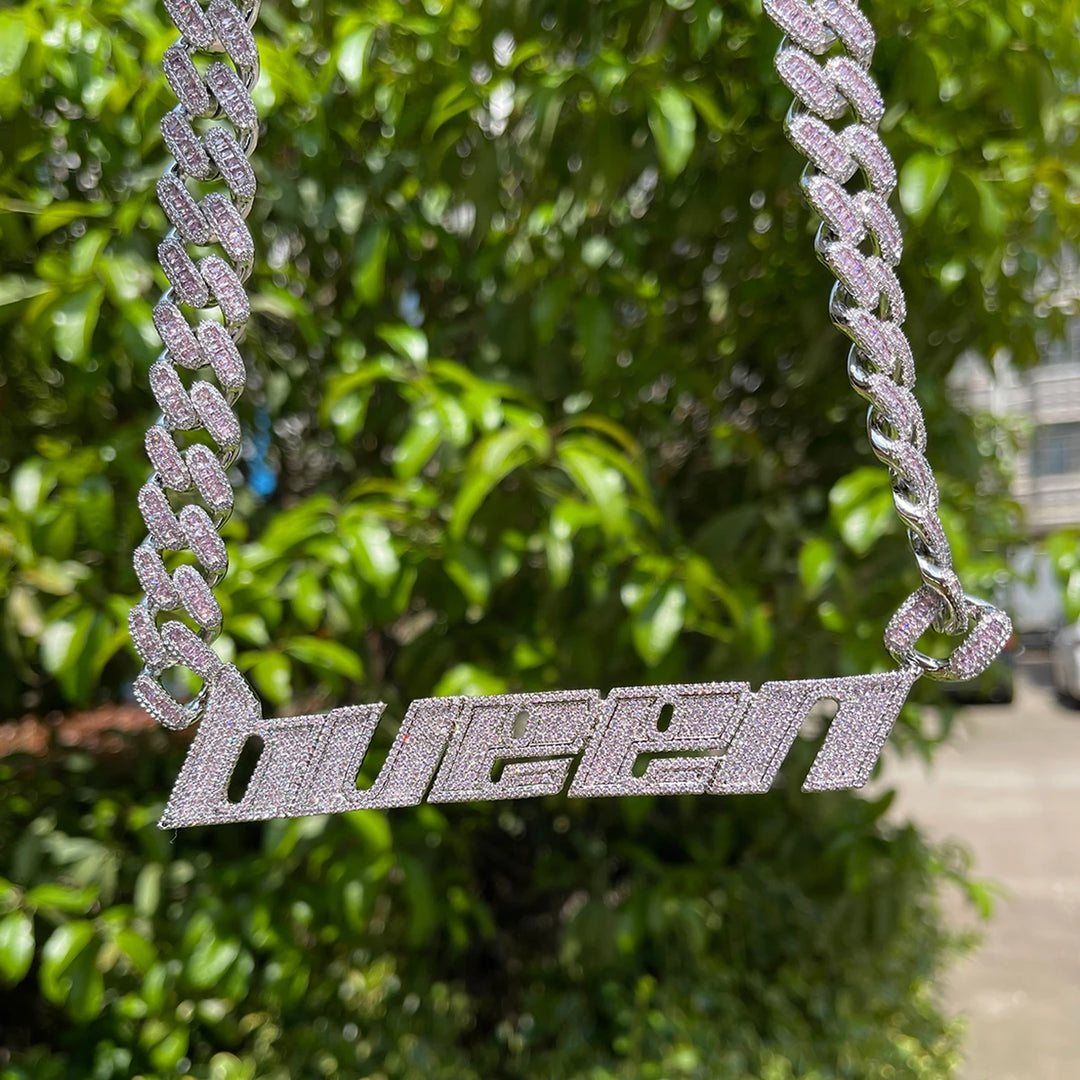 DUBSS - Custom Script Letter Pendant