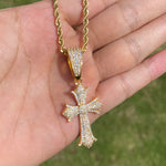 Load image into Gallery viewer, DUBSS - Iced Out Holy Cross Pendant
