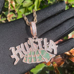 Load image into Gallery viewer, DUBSS - Iced Out Hustla Dollar Pendant
