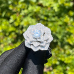 Load image into Gallery viewer, DUBSS - Iced Out Rose Flower Ring
