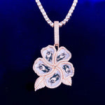 Load image into Gallery viewer, DUBSS - Iced Out Custom Flower Photo Pendant
