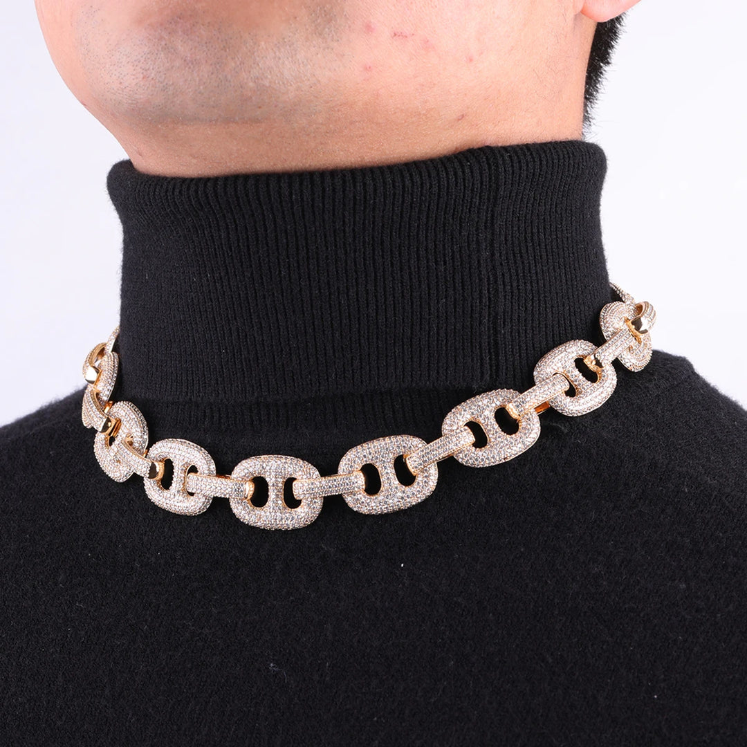 DUBSS - 20mm Iced Out Number 8 Cuban Chain