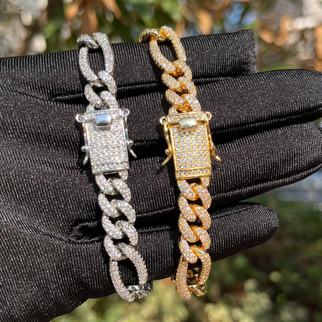 DUBSS - Iced Out Figaro Bracelet